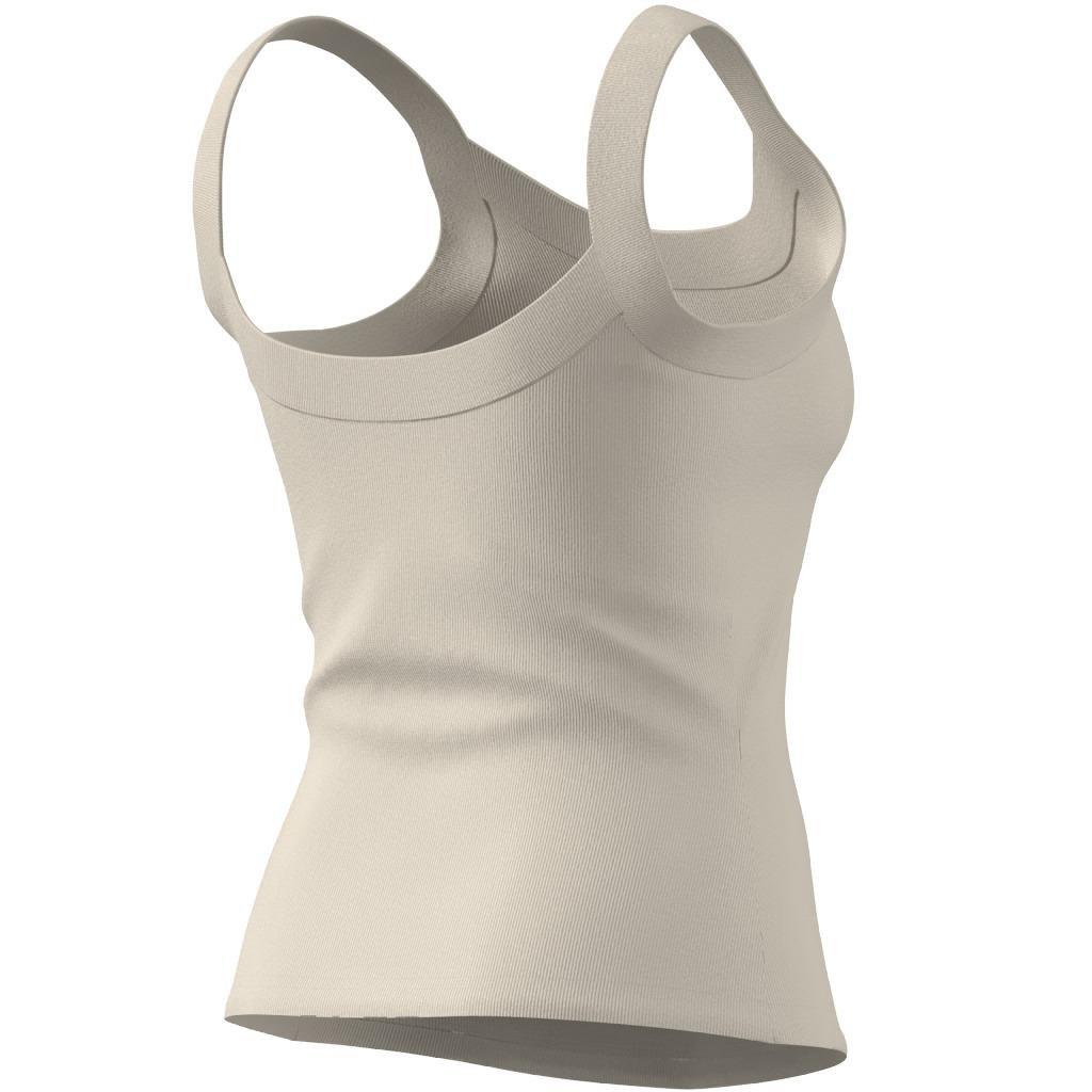 Essentials Yoga Rib Tank Top, White, A901_ONE, large image number 10