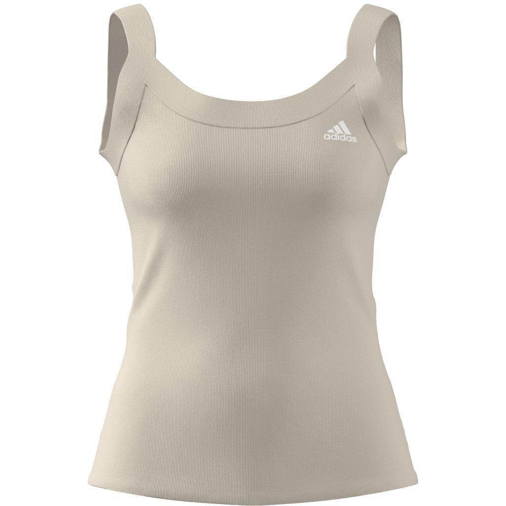 Essentials Yoga Rib Tank Top, White, A901_ONE, large image number 11