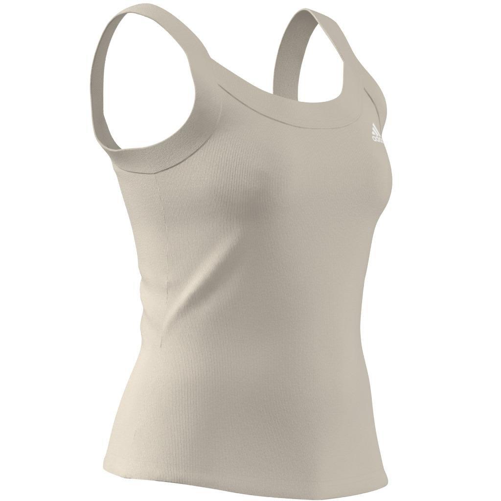 Essentials Yoga Rib Tank Top, White, A901_ONE, large image number 12