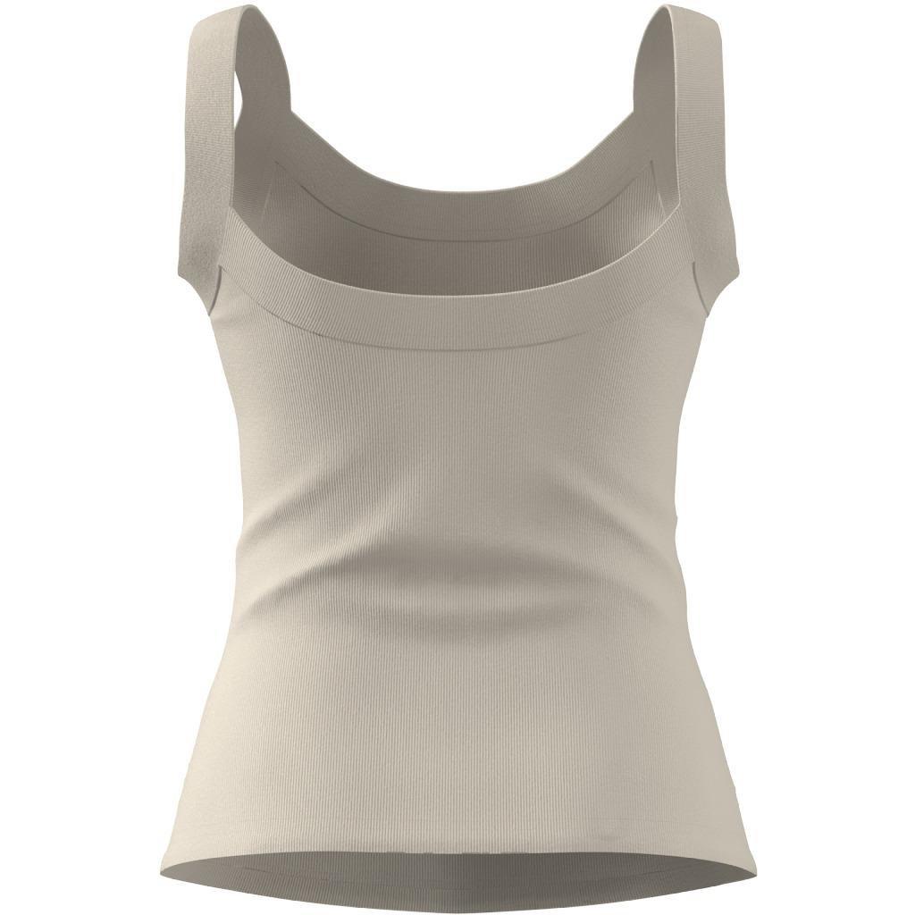 Essentials Yoga Rib Tank Top, White, A901_ONE, large image number 14