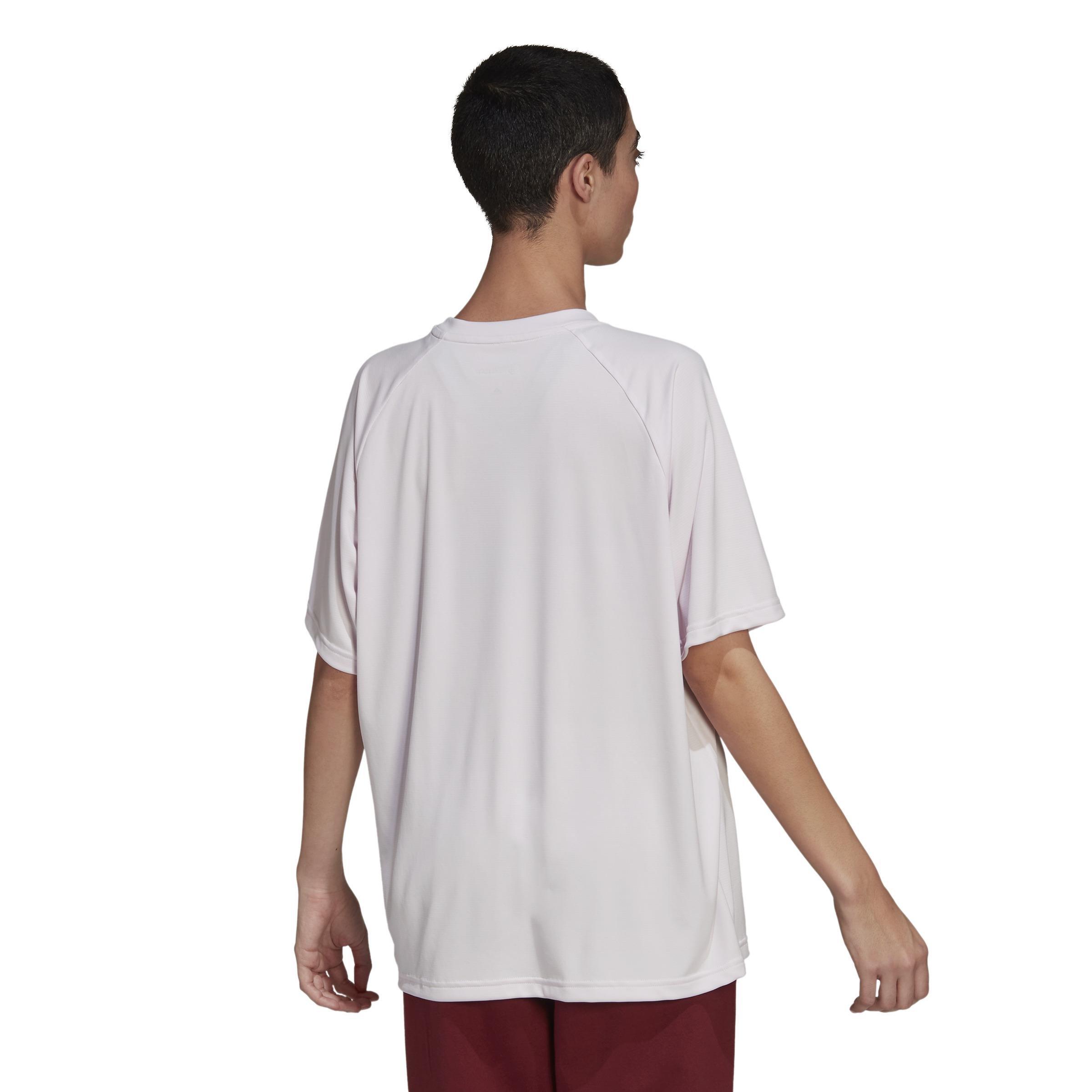 Designed 2 Move Studio Boyfriend T-Shirt, Pink, A901_ONE, large image number 3