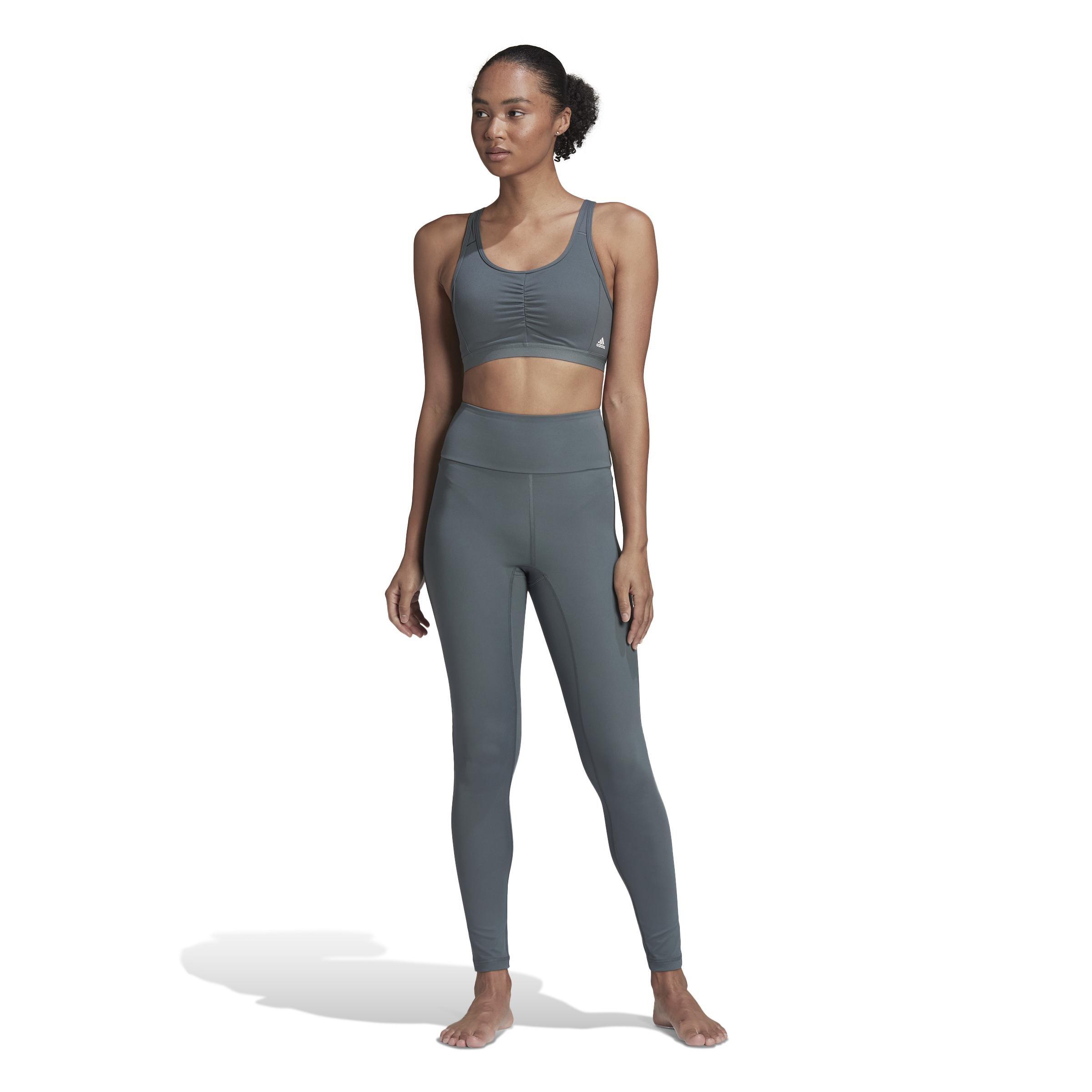 Yoga Essentials High-Waisted Leggings, Blue, , large image number 0