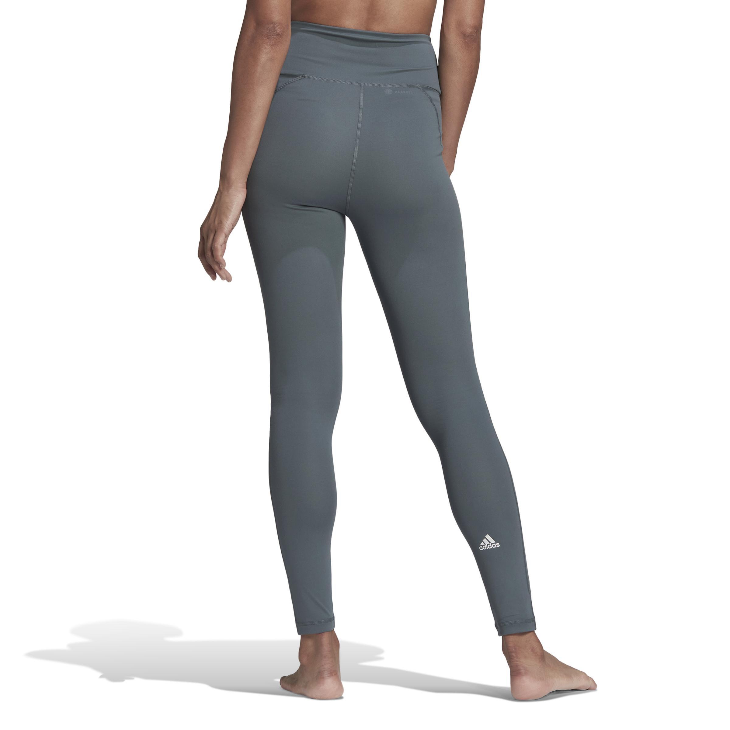Yoga Essentials High-Waisted Leggings, Blue, , large image number 4