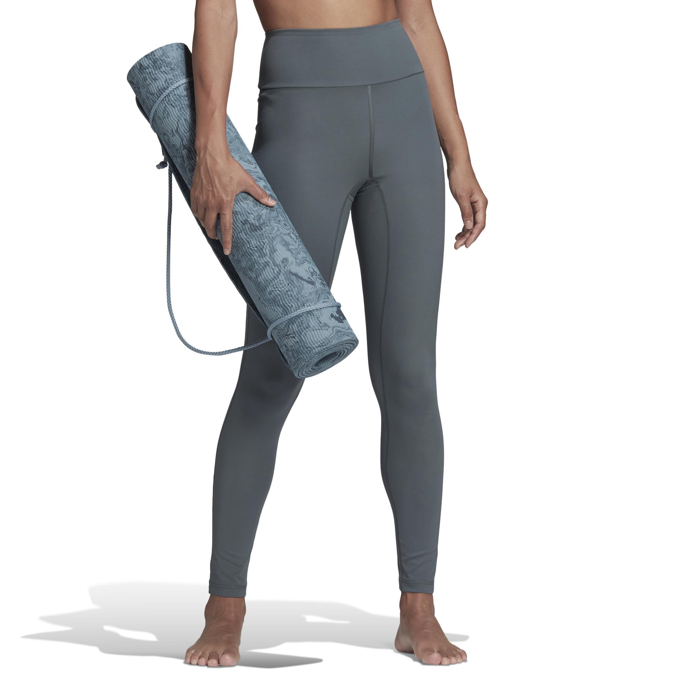 Yoga Essentials High-Waisted Leggings, Blue, , large image number 9