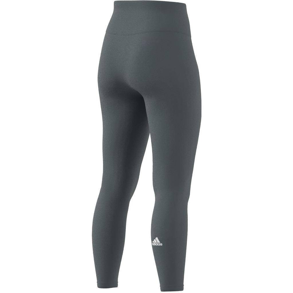 Buy adidas Womens Yoga Essentials High-Waisted Leggings Blue Oxide