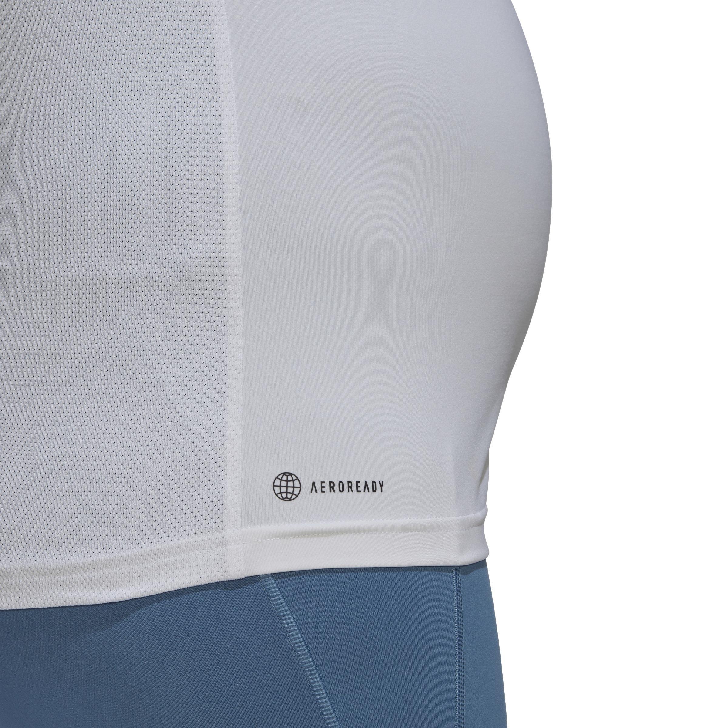 (Maternity) Designed To Move Colorblock Sport T-Shirt, White, A901_ONE, large image number 4