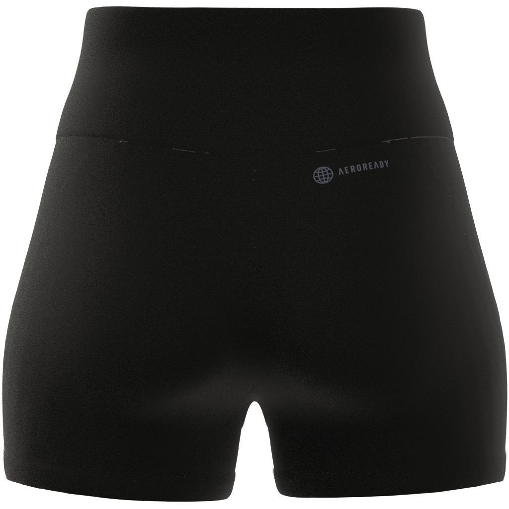 Yoga Essentials High-Waisted Short Leggings, Black, , large image number 11