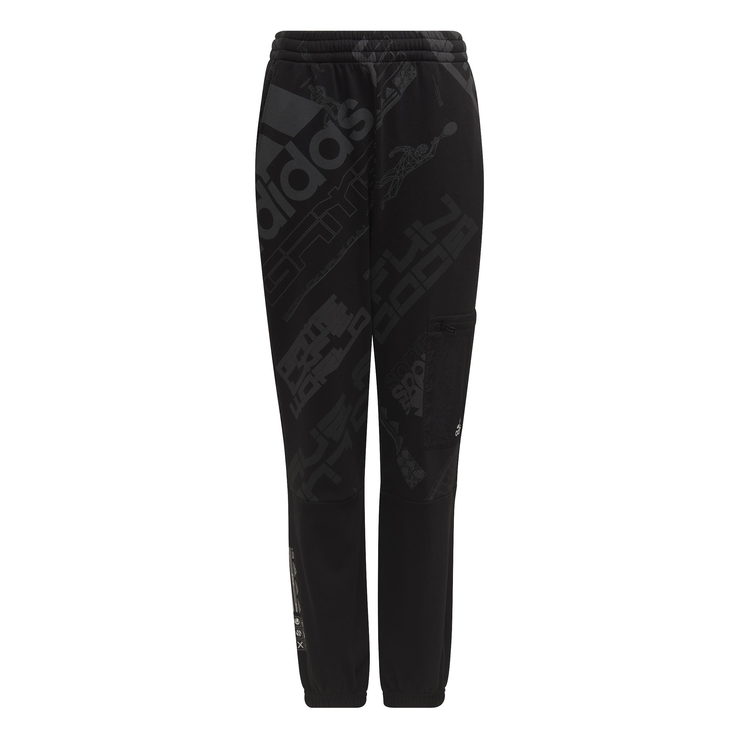 Unisex Kids ARKD3 Pocket Joggers, Black, A901_ONE, large image number 0