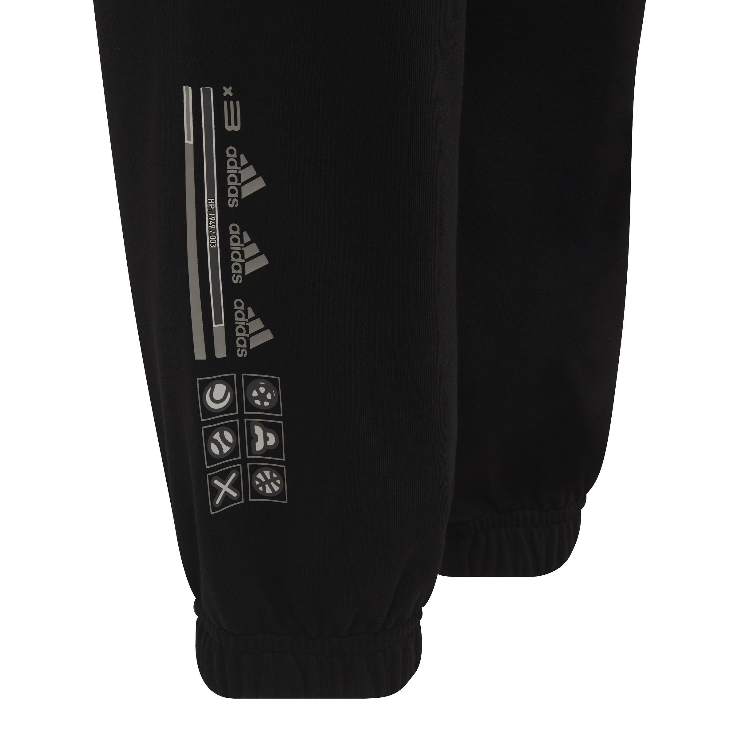 Unisex Kids ARKD3 Pocket Joggers, Black, A901_ONE, large image number 5