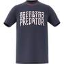 Kids Boys Predator T-Shirt, Navy, A901_ONE, thumbnail image number 2
