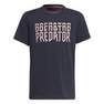 Kids Boys Predator T-Shirt, Navy, A901_ONE, thumbnail image number 5