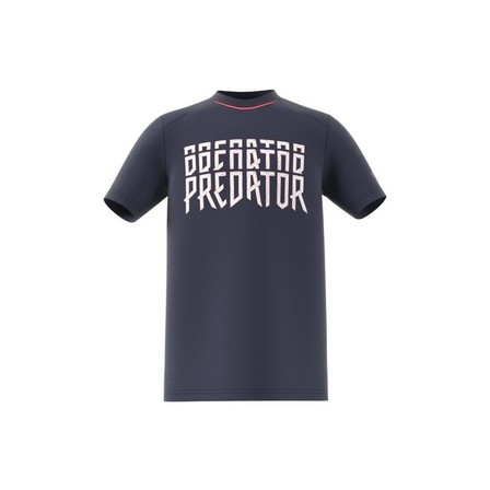 Kids Boys Predator T-Shirt, Navy, A901_ONE, large image number 17