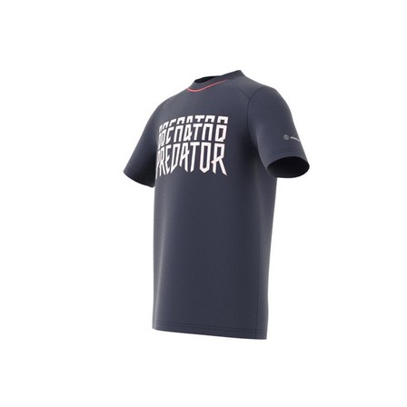 Kids Boys Predator T-Shirt, Navy, A901_ONE, large image number 23