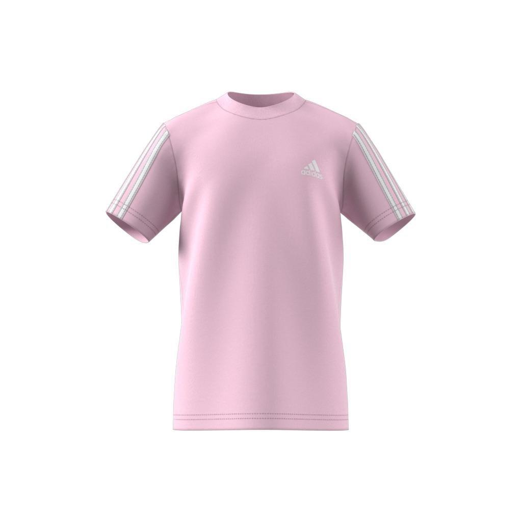 Unisex Kids Essentials 3-Stripes T-Shirt, Pink, , large image number 11