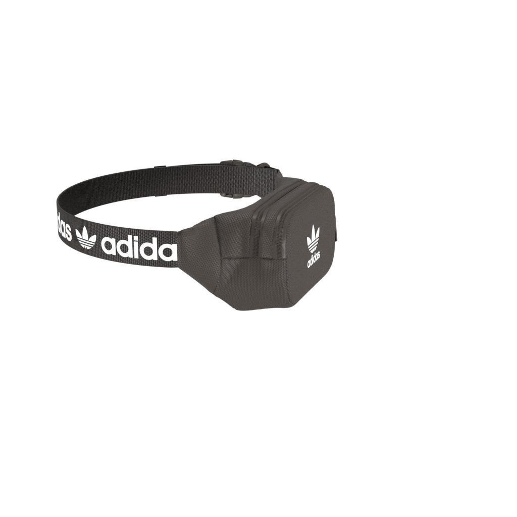 Unisex Adicolor Branded Webbing Waist Bag, Green, , large image number 6