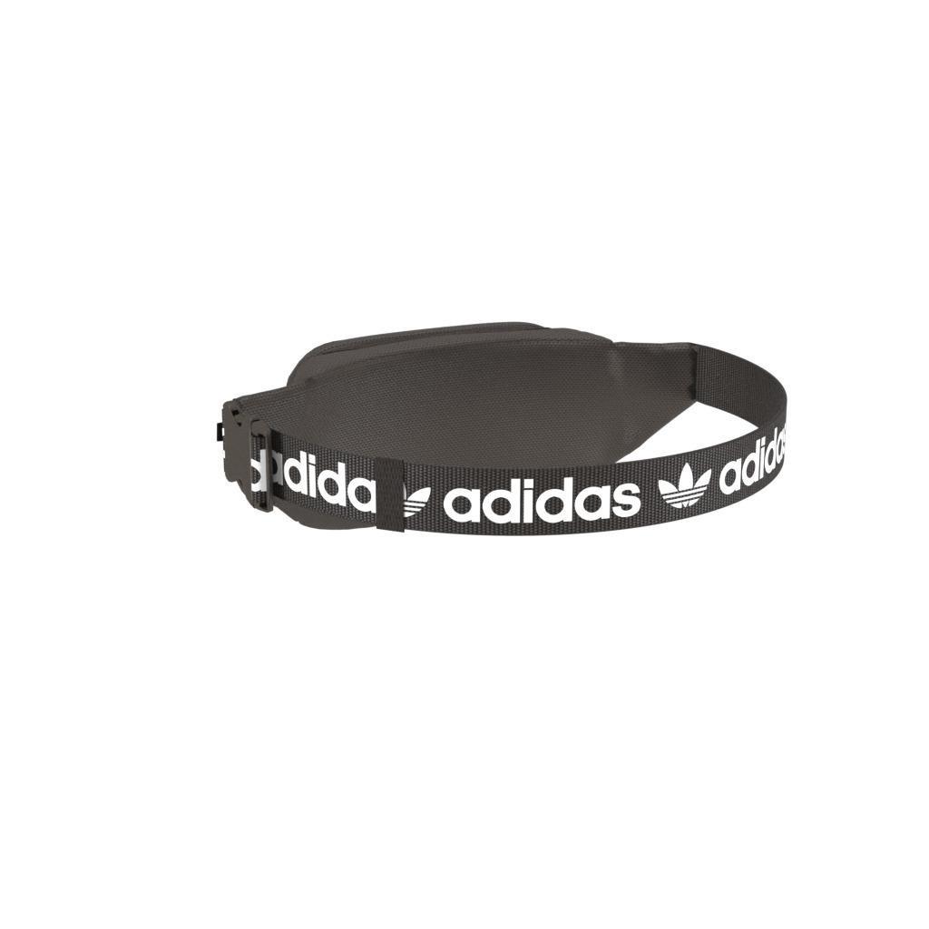 Unisex Adicolor Branded Webbing Waist Bag, Green, , large image number 10