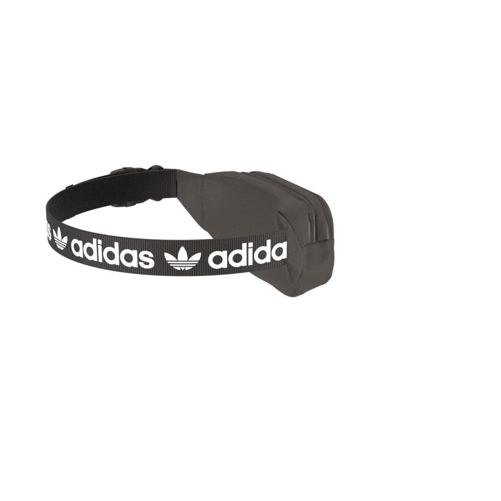 Unisex Adicolor Branded Webbing Waist Bag, Green, , large image number 13