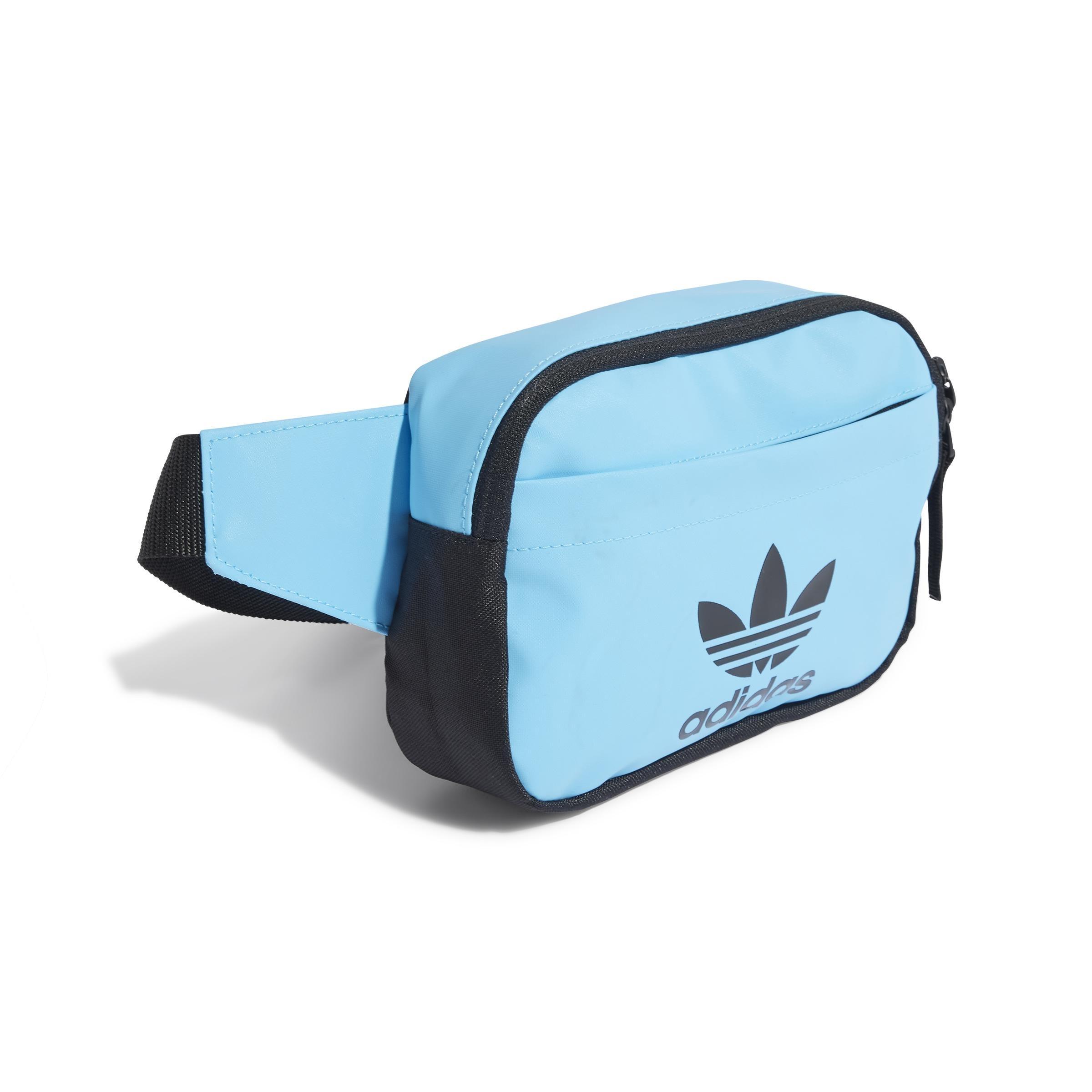 Unisex Adicolor Archive Waist Bag, Blue, A901_ONE, large image number 0