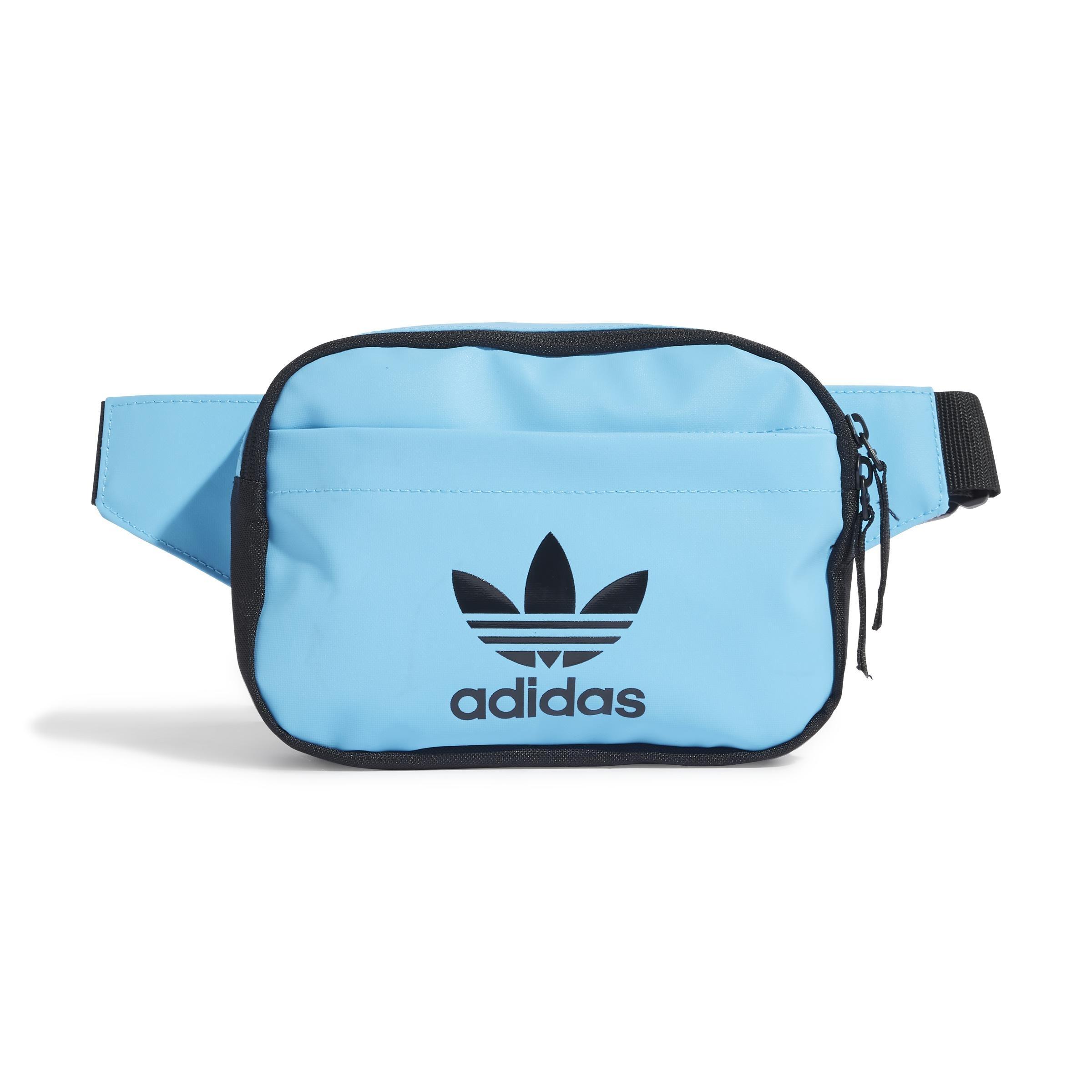 Unisex Adicolor Archive Waist Bag, Blue, A901_ONE, large image number 2