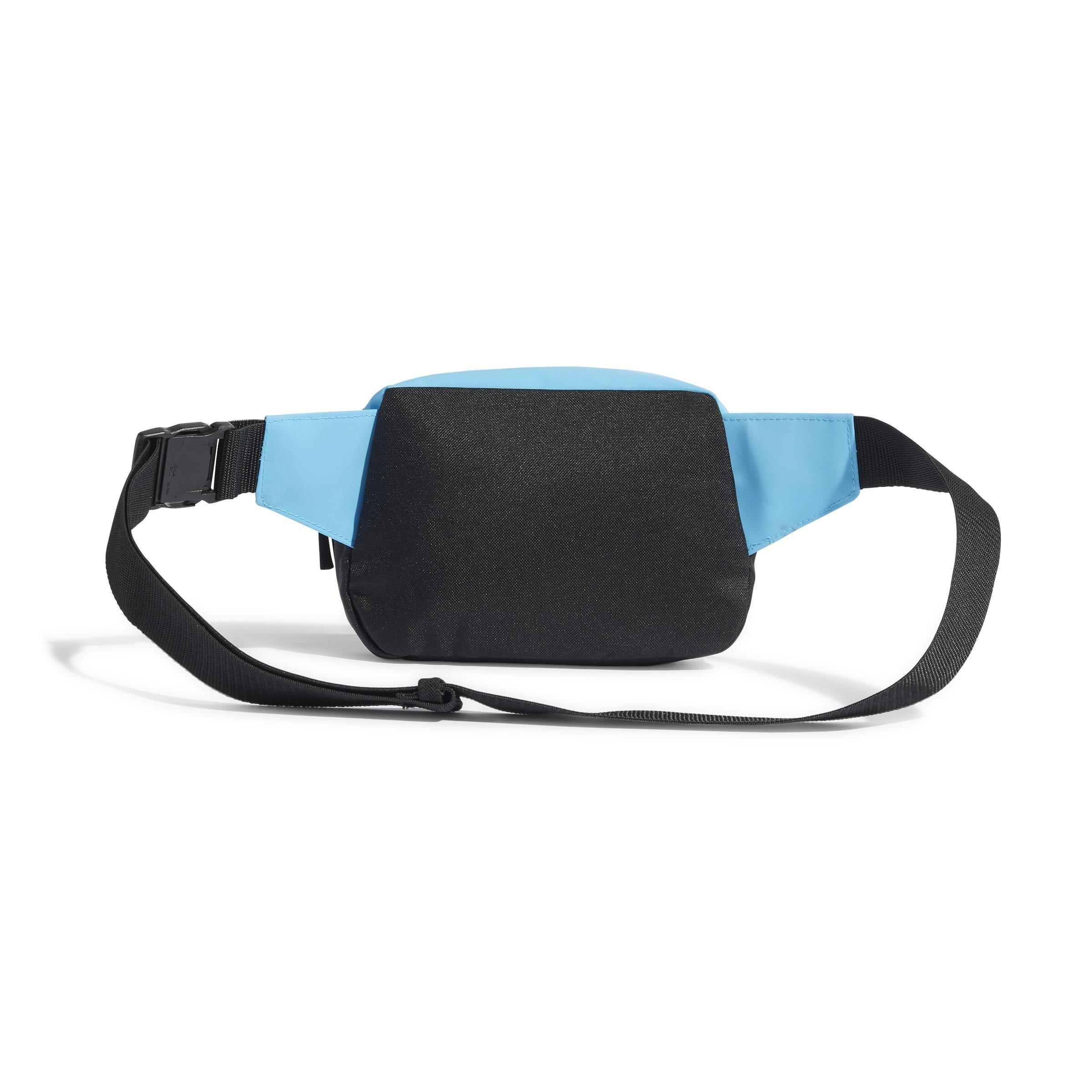 Unisex Adicolor Archive Waist Bag, Blue, A901_ONE, large image number 3