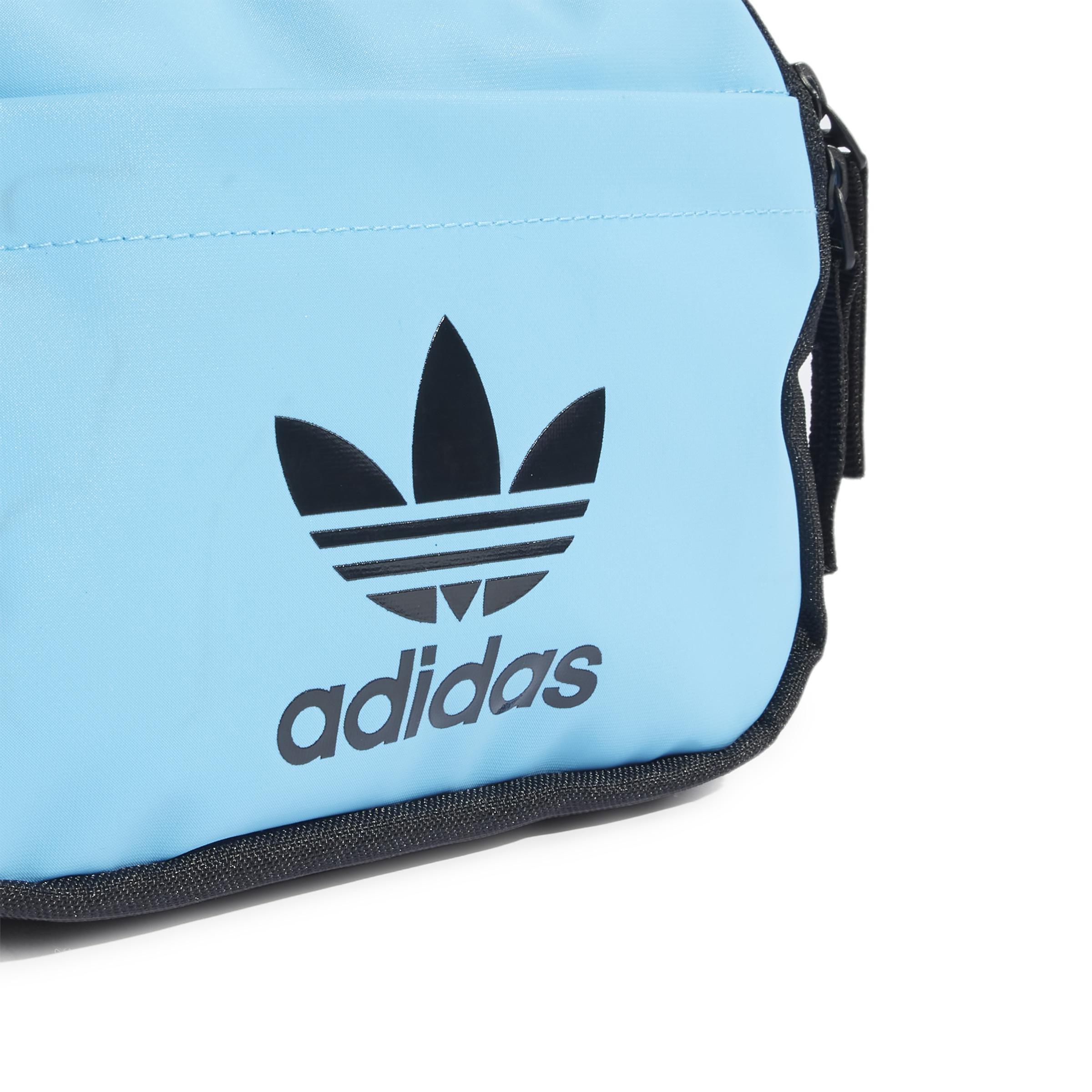 Unisex Adicolor Archive Waist Bag, Blue, A901_ONE, large image number 4