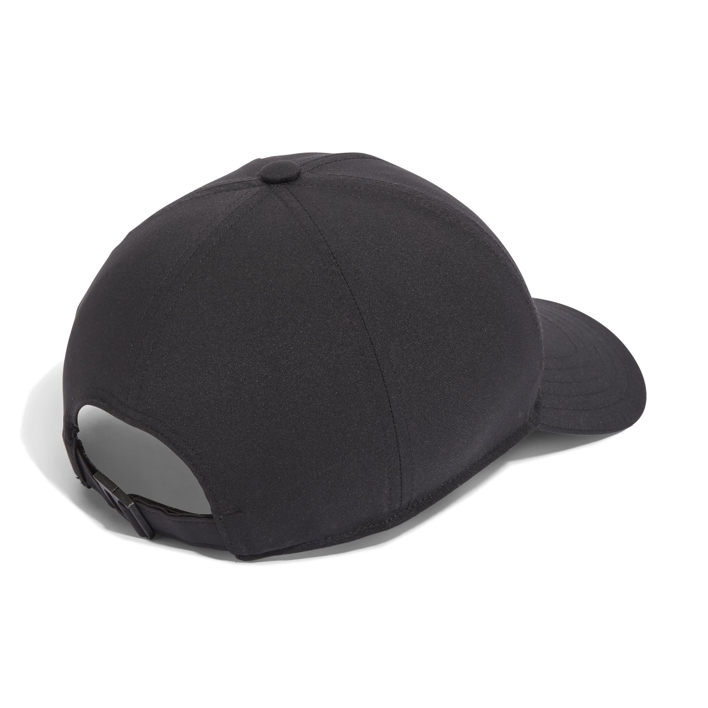 Unisex Aeroready Baseball Cap, Black, A901_ONE, large image number 2