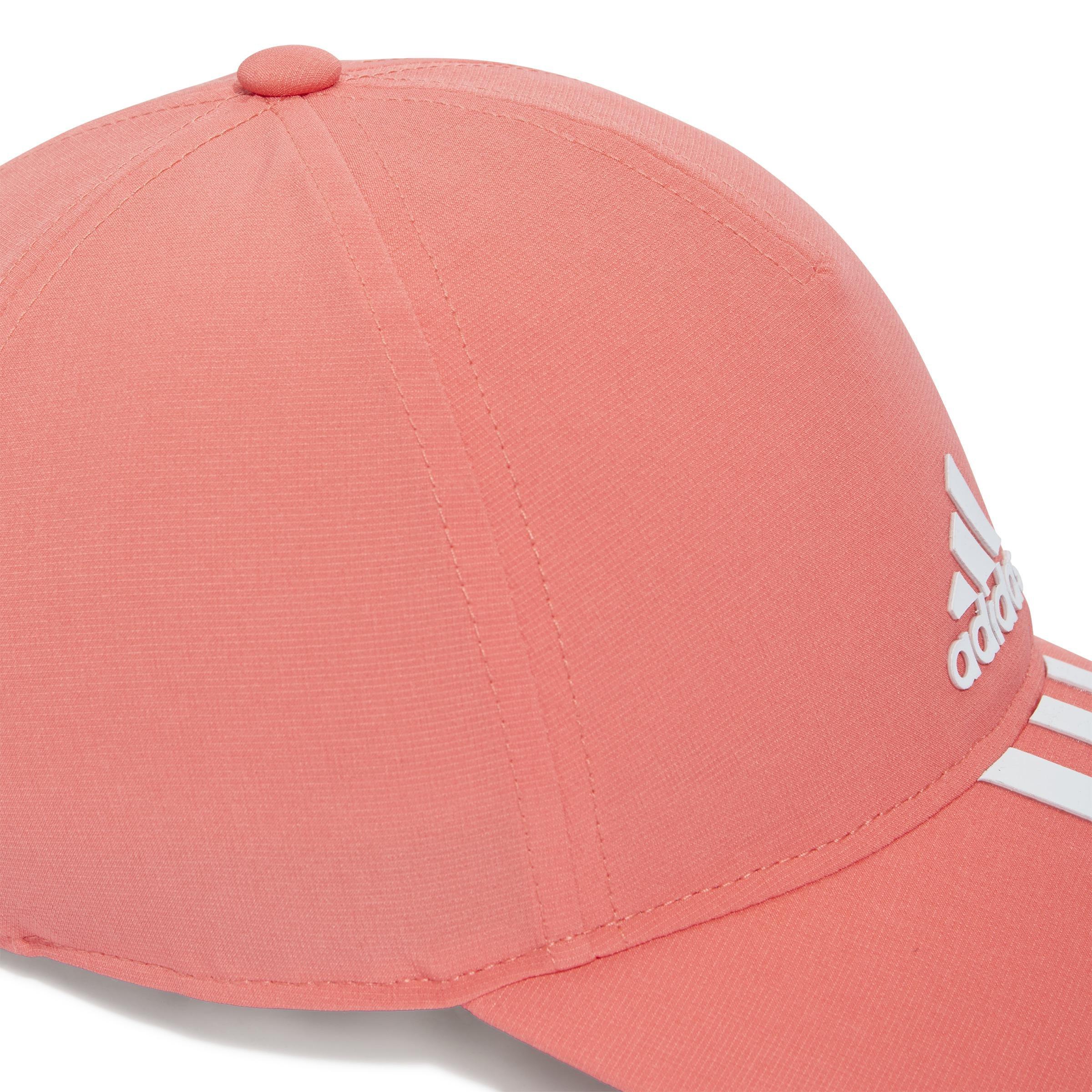 Unisex Aeroready 3-Stripes Baseball Cap, Pink, A901_ONE, large image number 3