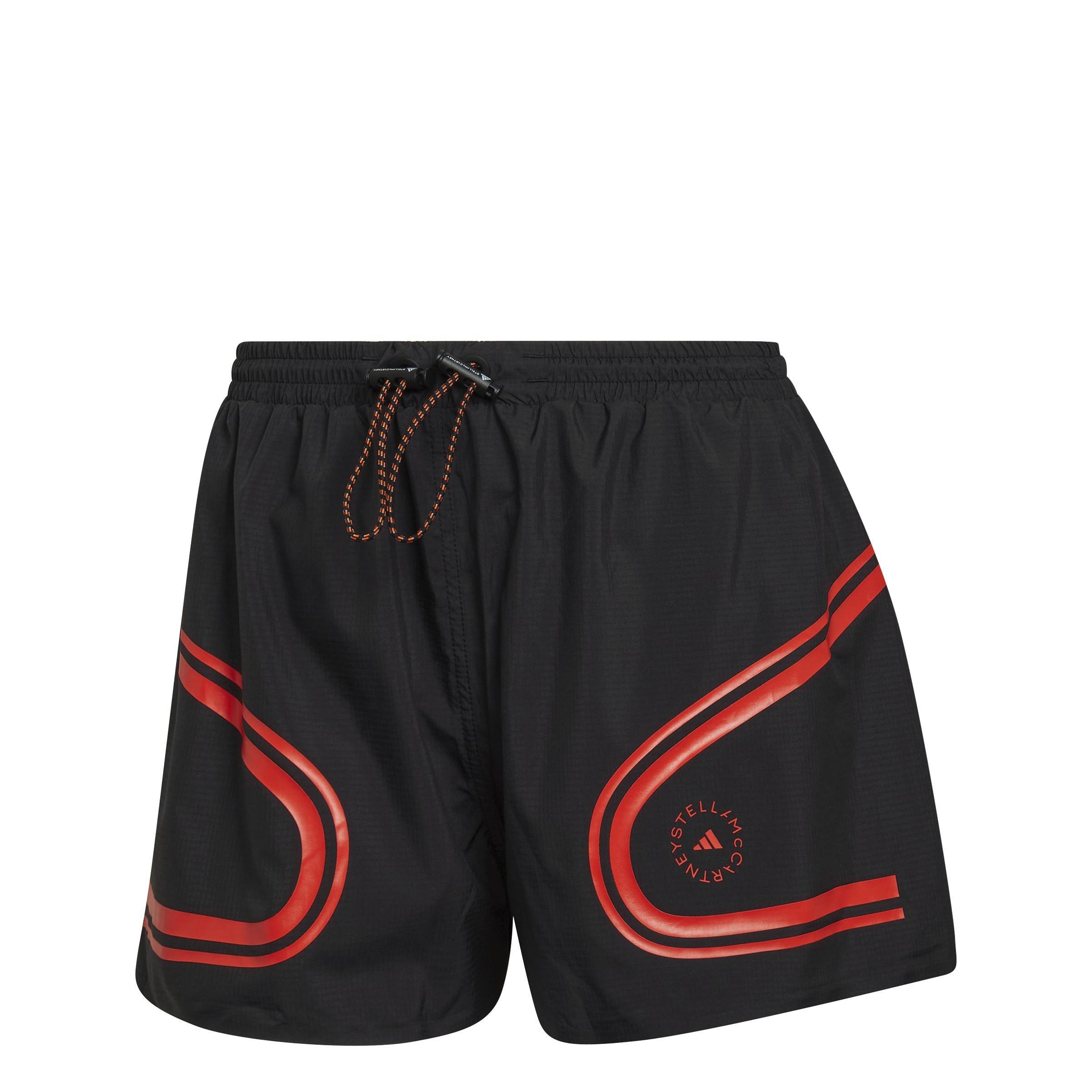 By Stella Mccartney Truepace Running Shorts, Black, A901_ONE, large image number 1