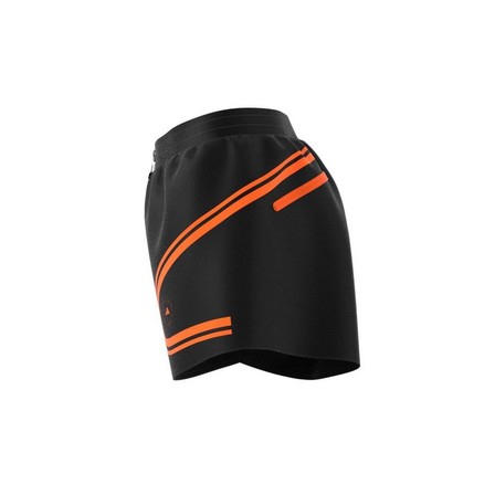 Women Adidas By Stella Mccartney Truepace Running Shorts, Black, A901_ONE, large image number 5