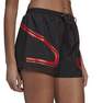 Women Adidas By Stella Mccartney Truepace Running Shorts, Black, A901_ONE, thumbnail image number 10