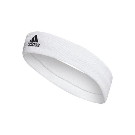 Unisex Tennis Headband, White, A901_ONE, large image number 0