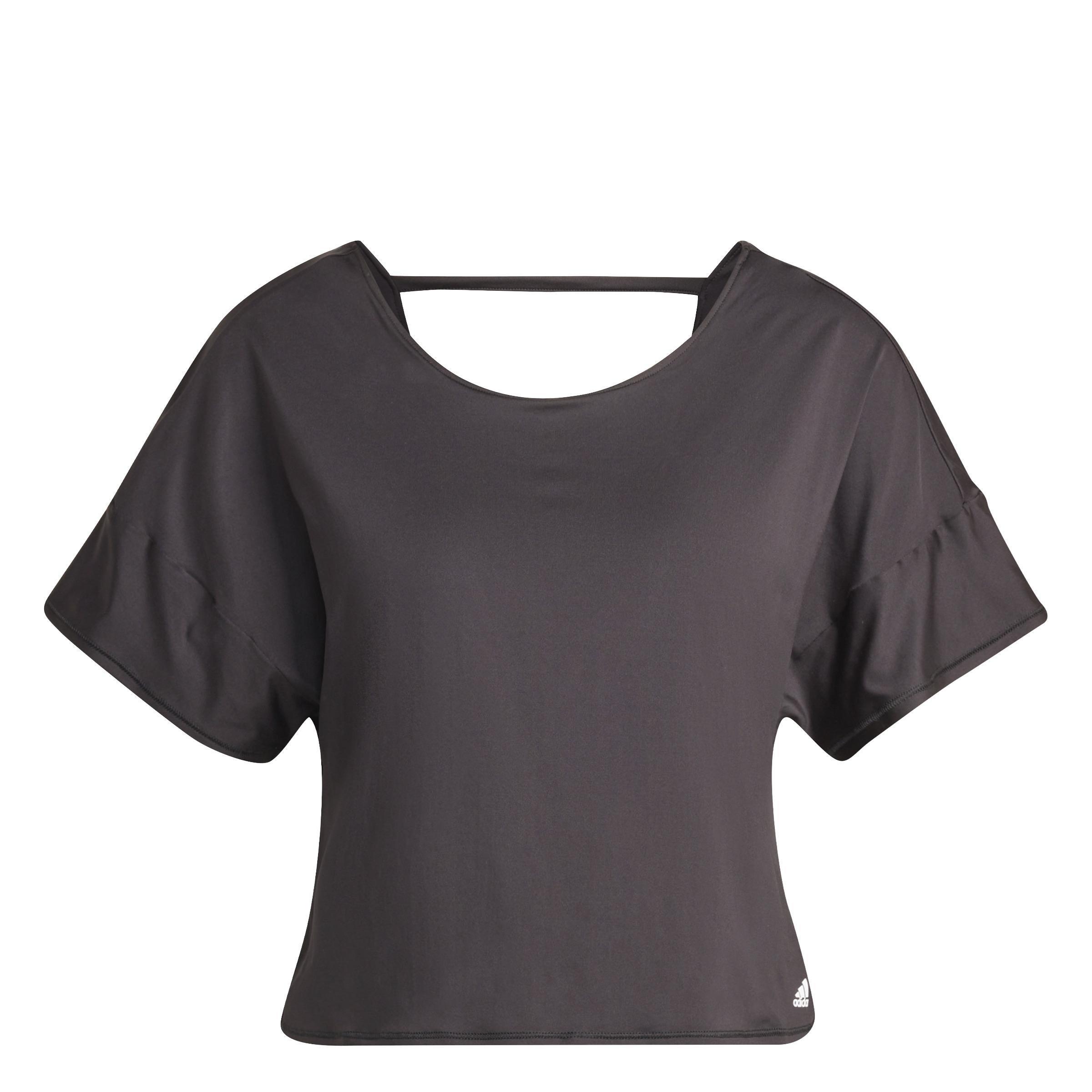 Studio Backless T-Shirt, Black, A901_ONE, large image number 0