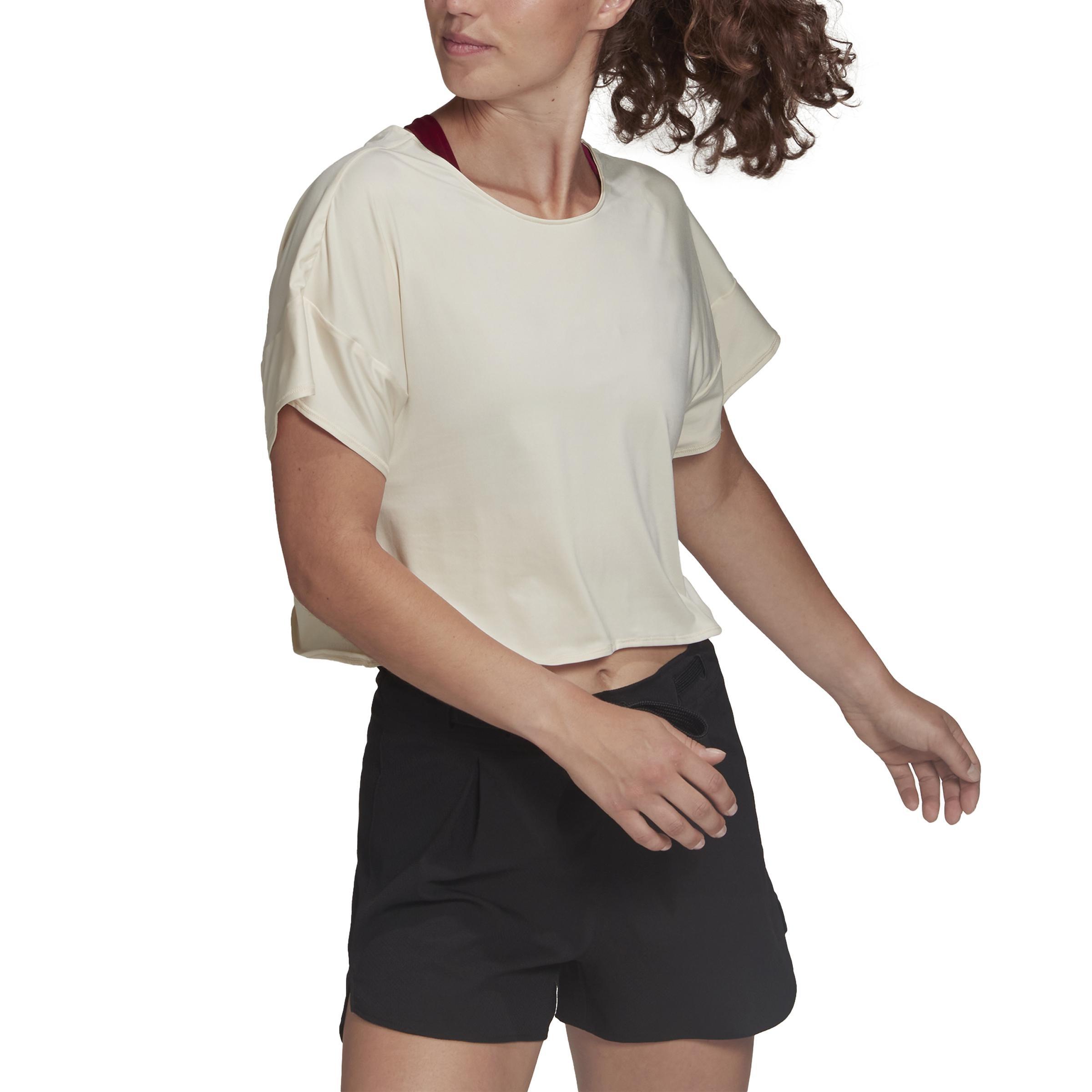 Studio Backless T-Shirt, Beige, , large image number 7