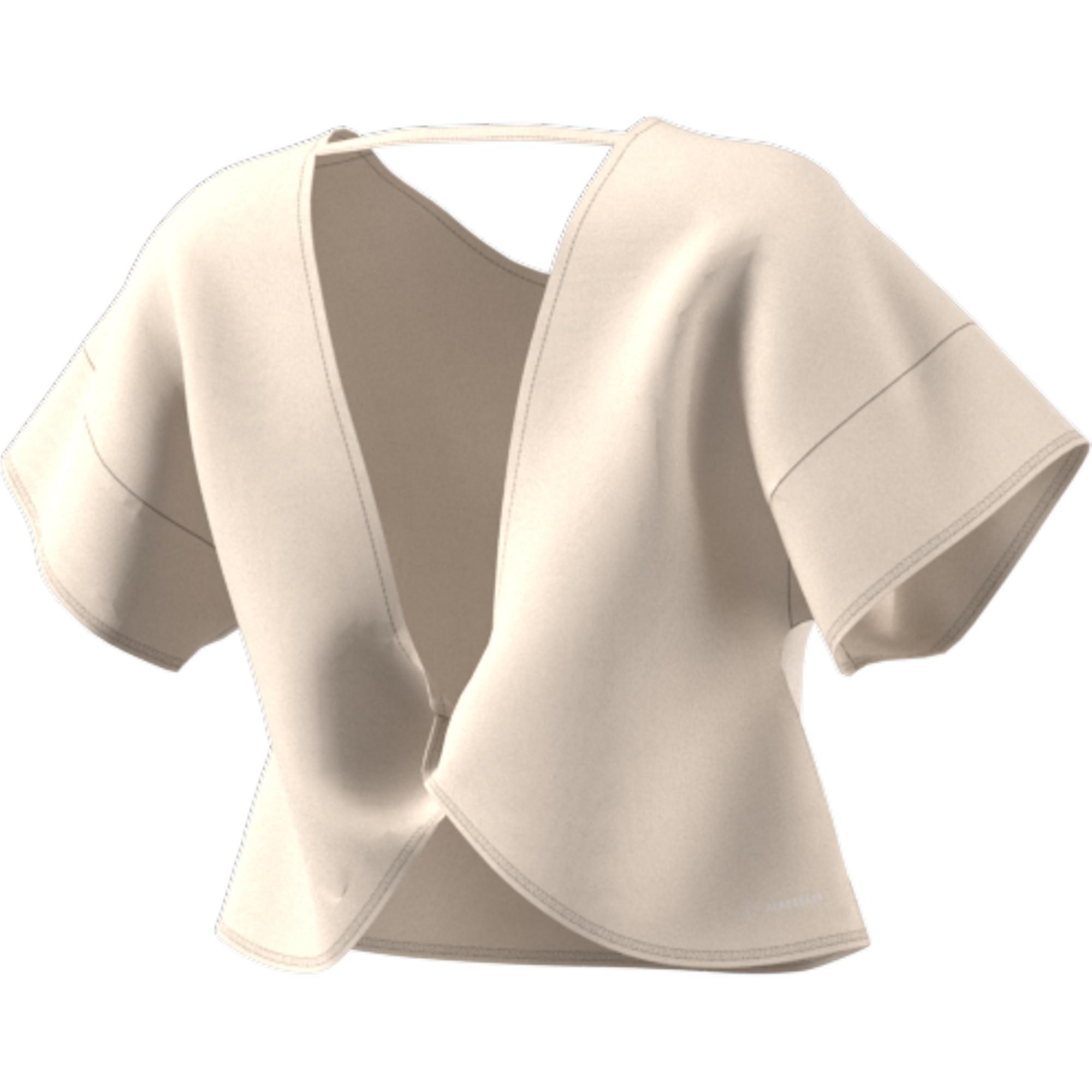 Studio Backless T-Shirt, Beige, , large image number 8