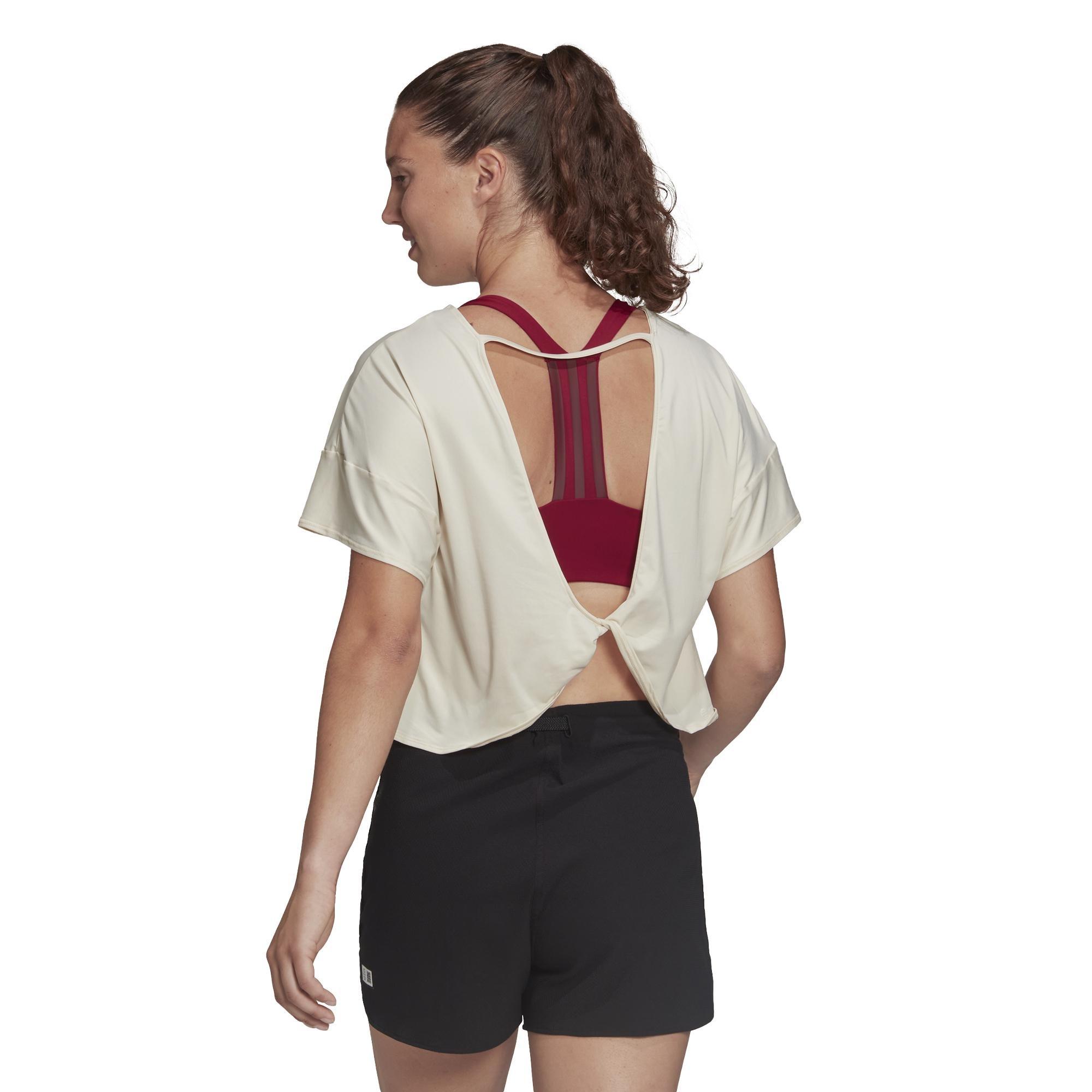 Studio Backless T-Shirt, Beige, , large image number 10