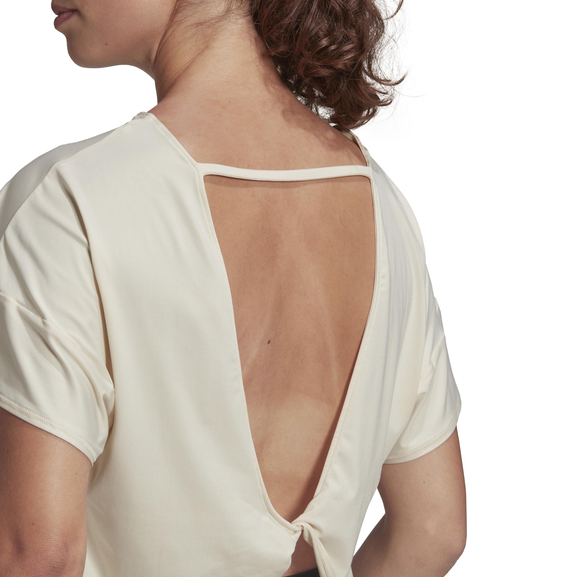 Studio Backless T-Shirt, Beige, , large image number 11
