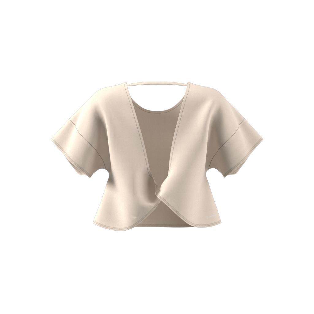 Studio Backless T-Shirt, Beige, , large image number 21