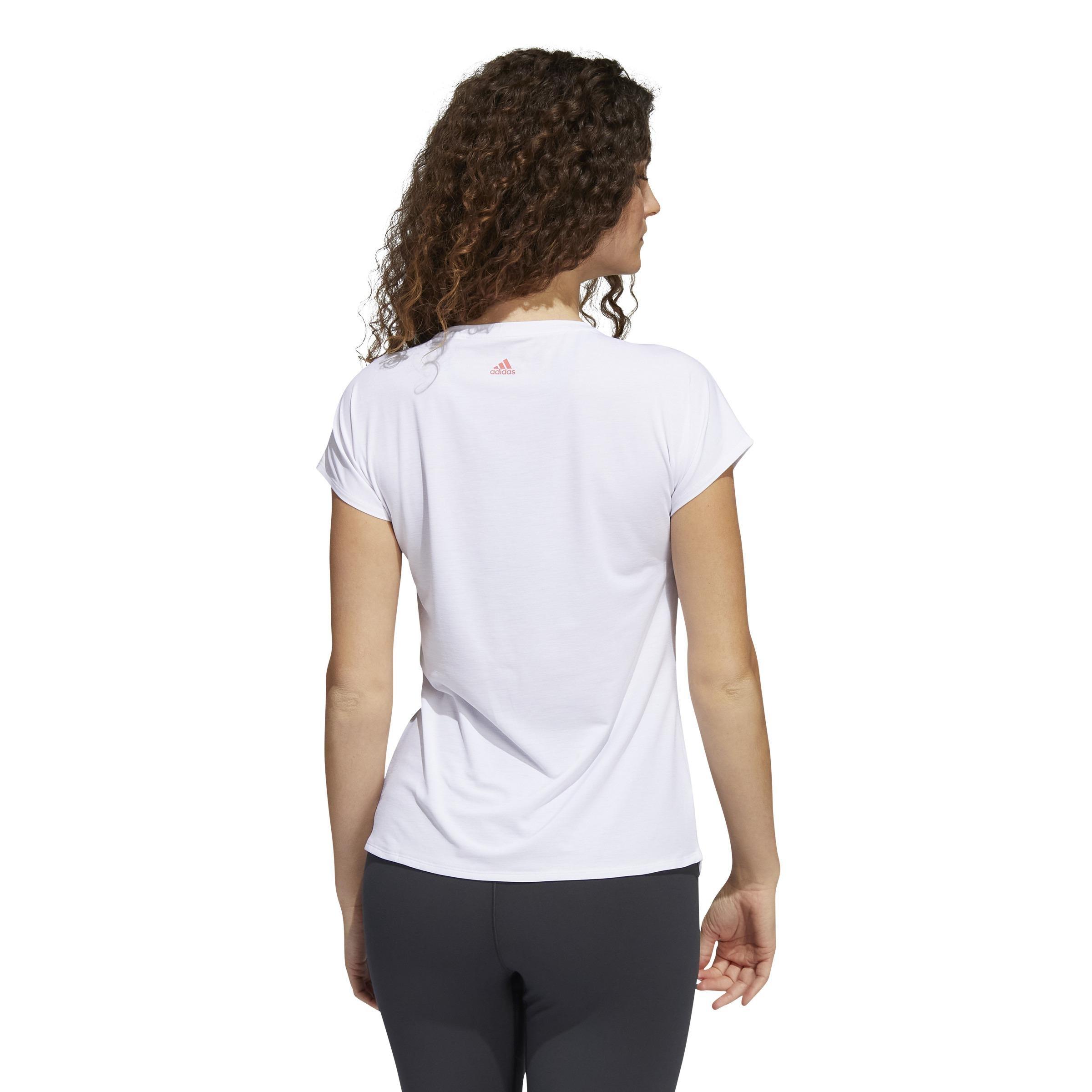 3-Stripes Training T-Shirt, White, A901_ONE, medium