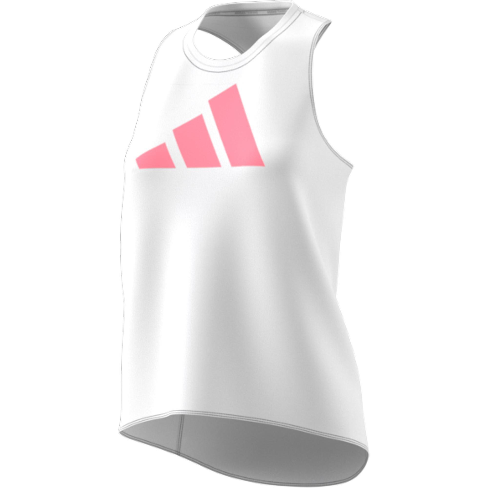 3-Stripes Logo Tank Top, White, A901_ONE, large image number 5