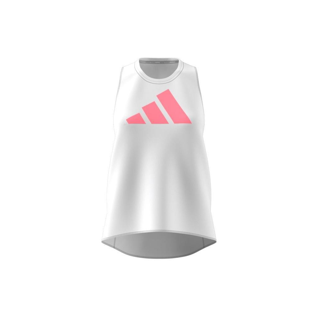 3-Stripes Logo Tank Top, White, A901_ONE, large image number 6