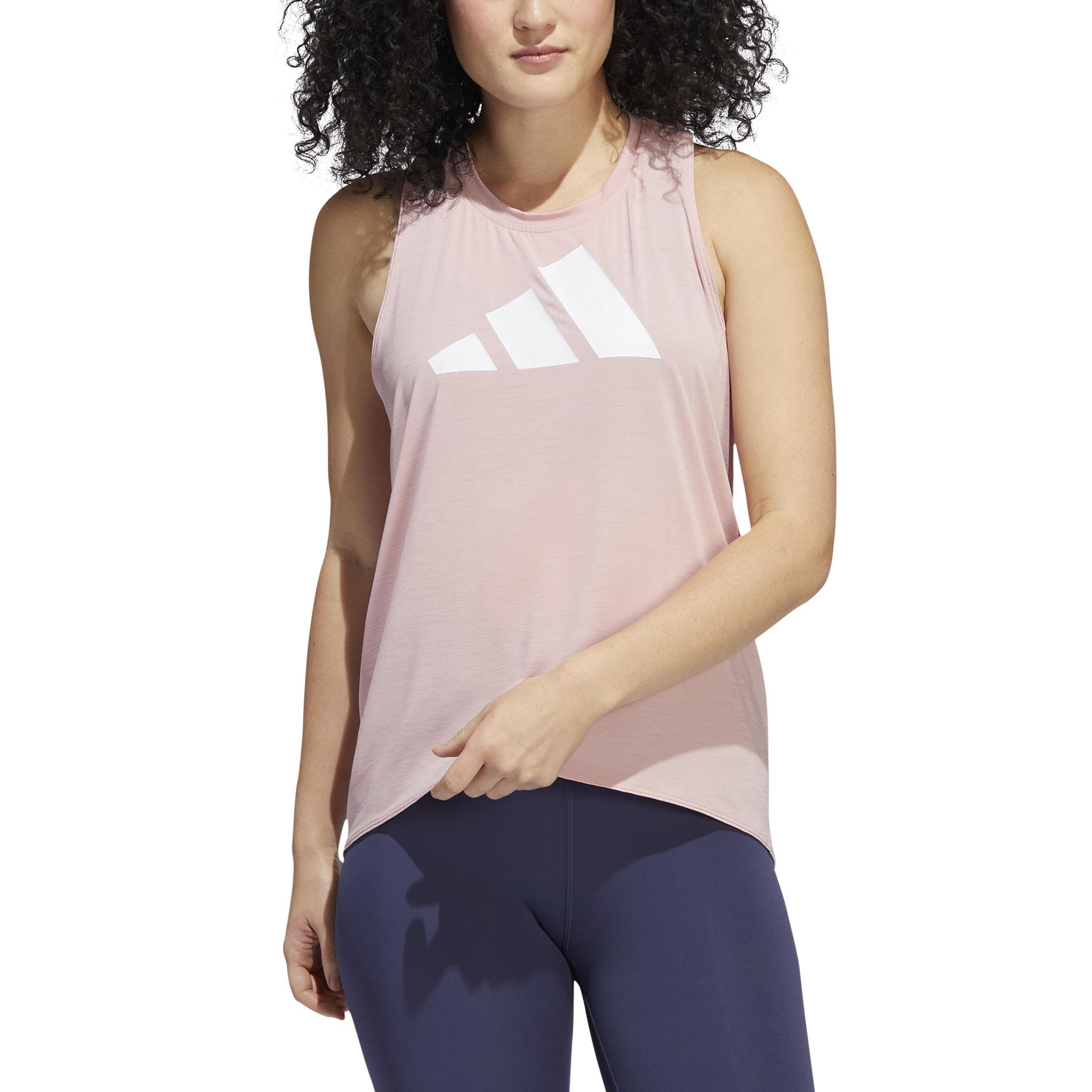 3-Stripes Logo Tank Top, Pink, , large image number 1