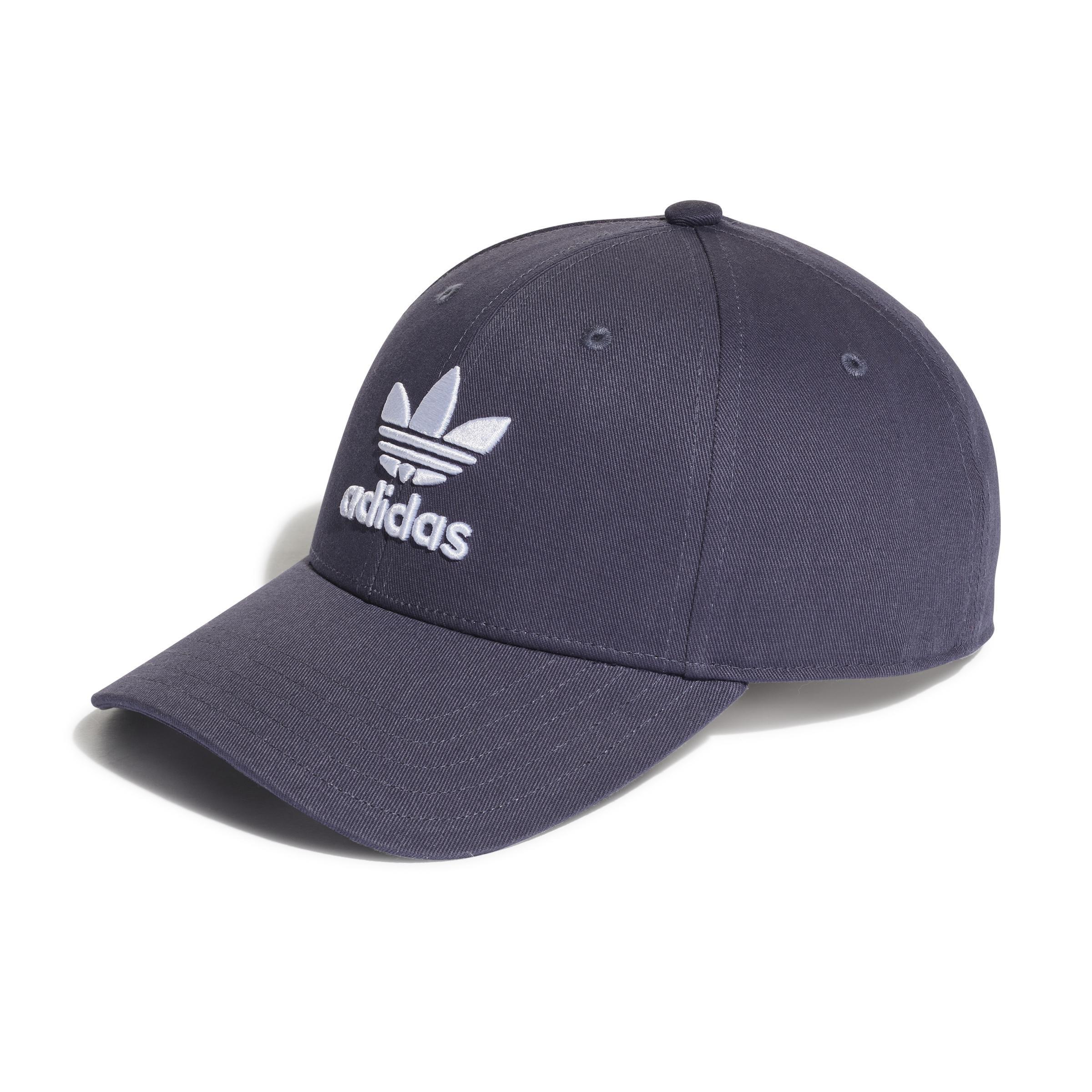 Unisex Trefoil Baseball Cap, Blue, , medium