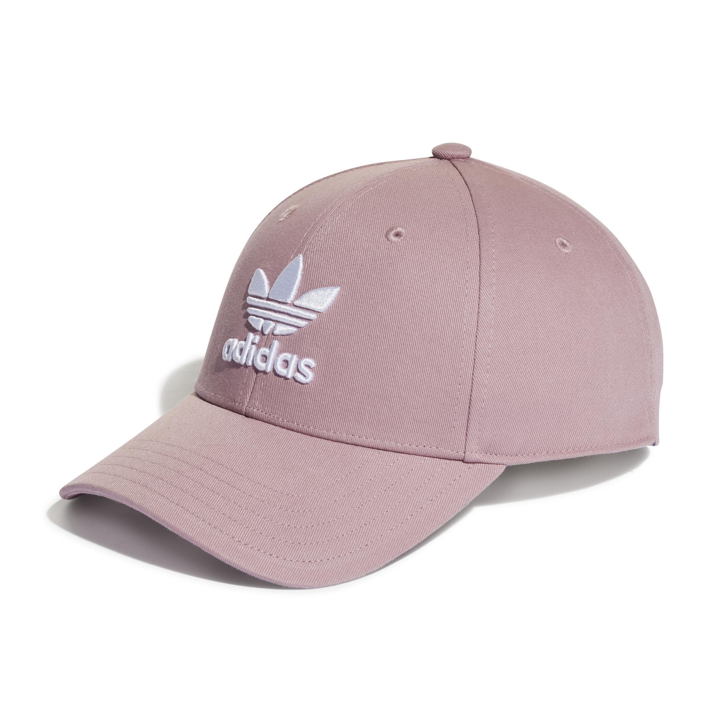 Unisex Trefoil Baseball Cap, Purple, A901_ONE, large image number 0