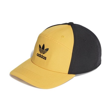 Unisex Adicolor Archive Snapback Cap, Yellow, A901_ONE, large image number 0