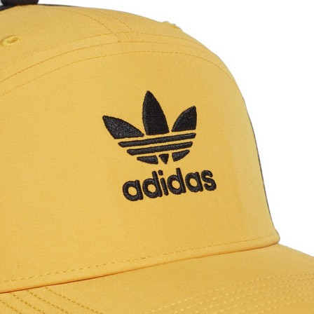 Unisex Adicolor Archive Snapback Cap, Yellow, A901_ONE, large image number 3