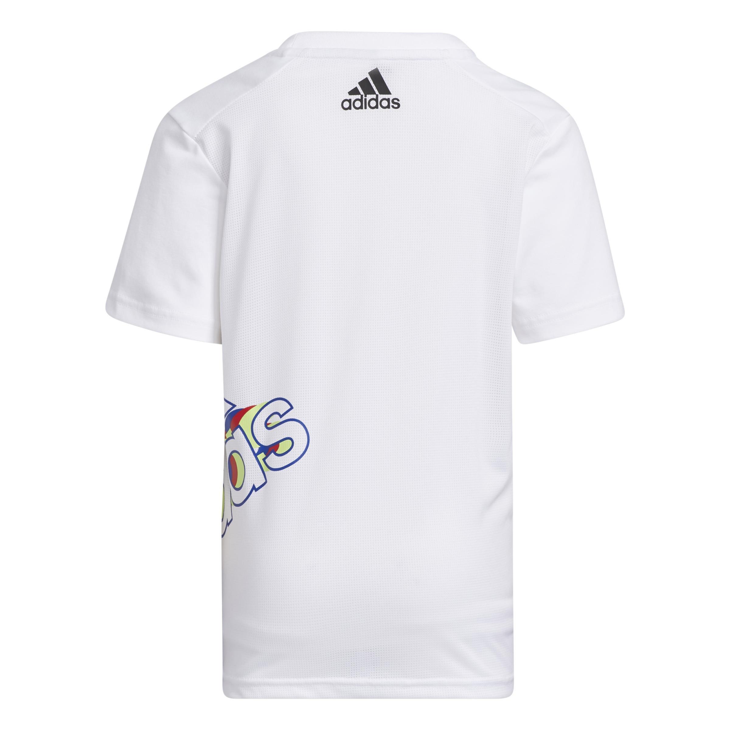 Unisex Kids Logo Tee Set, White, , large image number 1