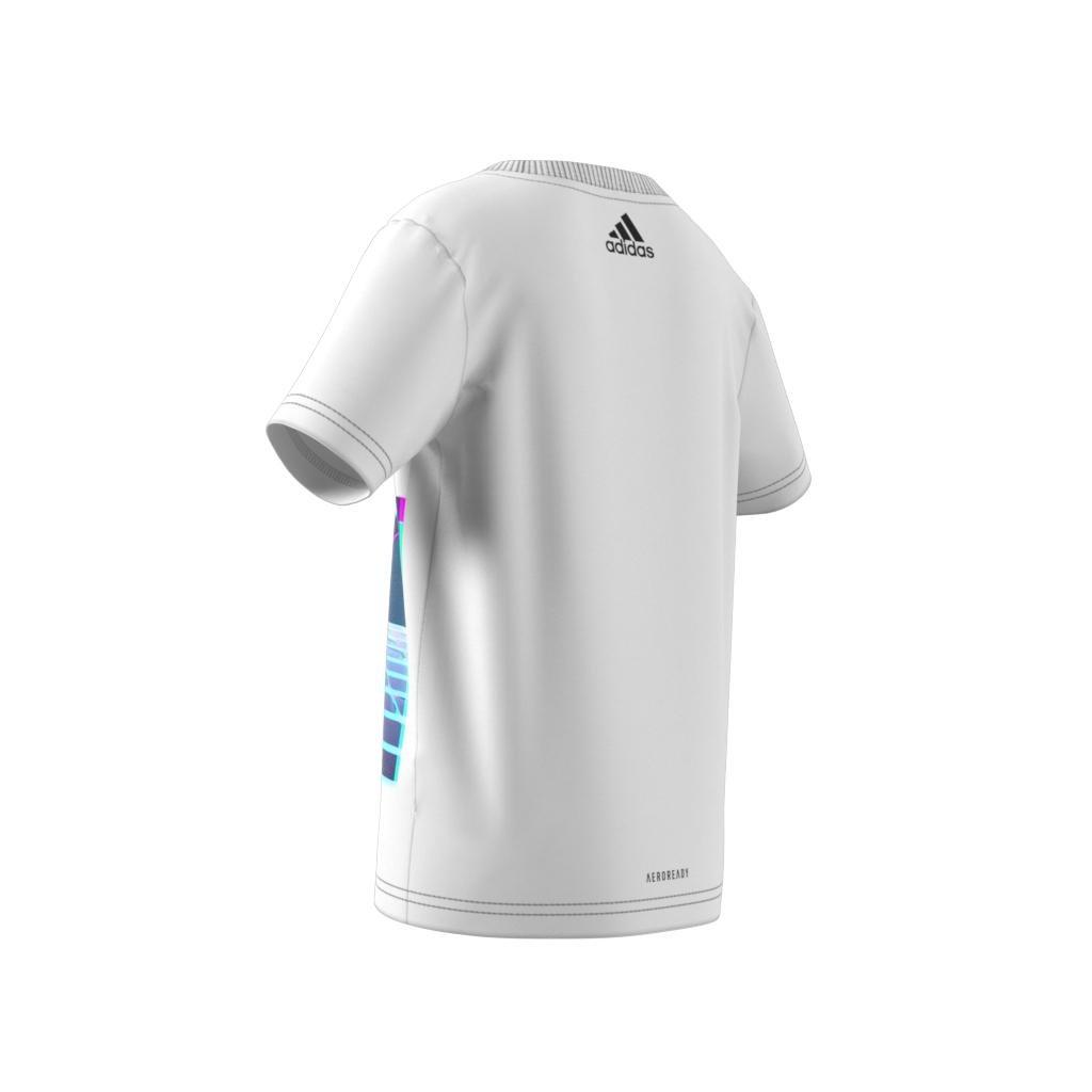 Kids Cotton Graphic T-Shirt, White, A901_ONE, large image number 6