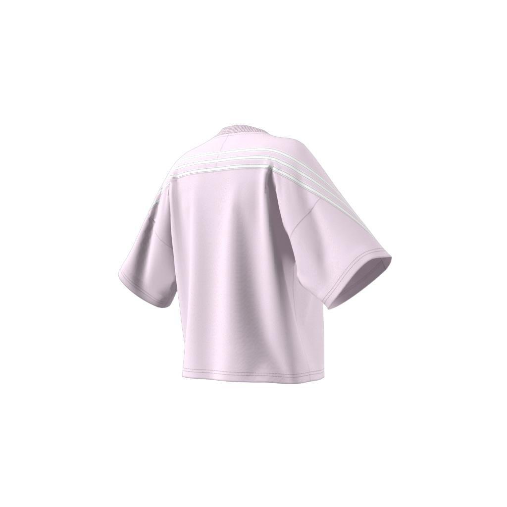 adidas Sportswear Future Icons 3-Stripes T-Shirt, Pink, , large image number 3