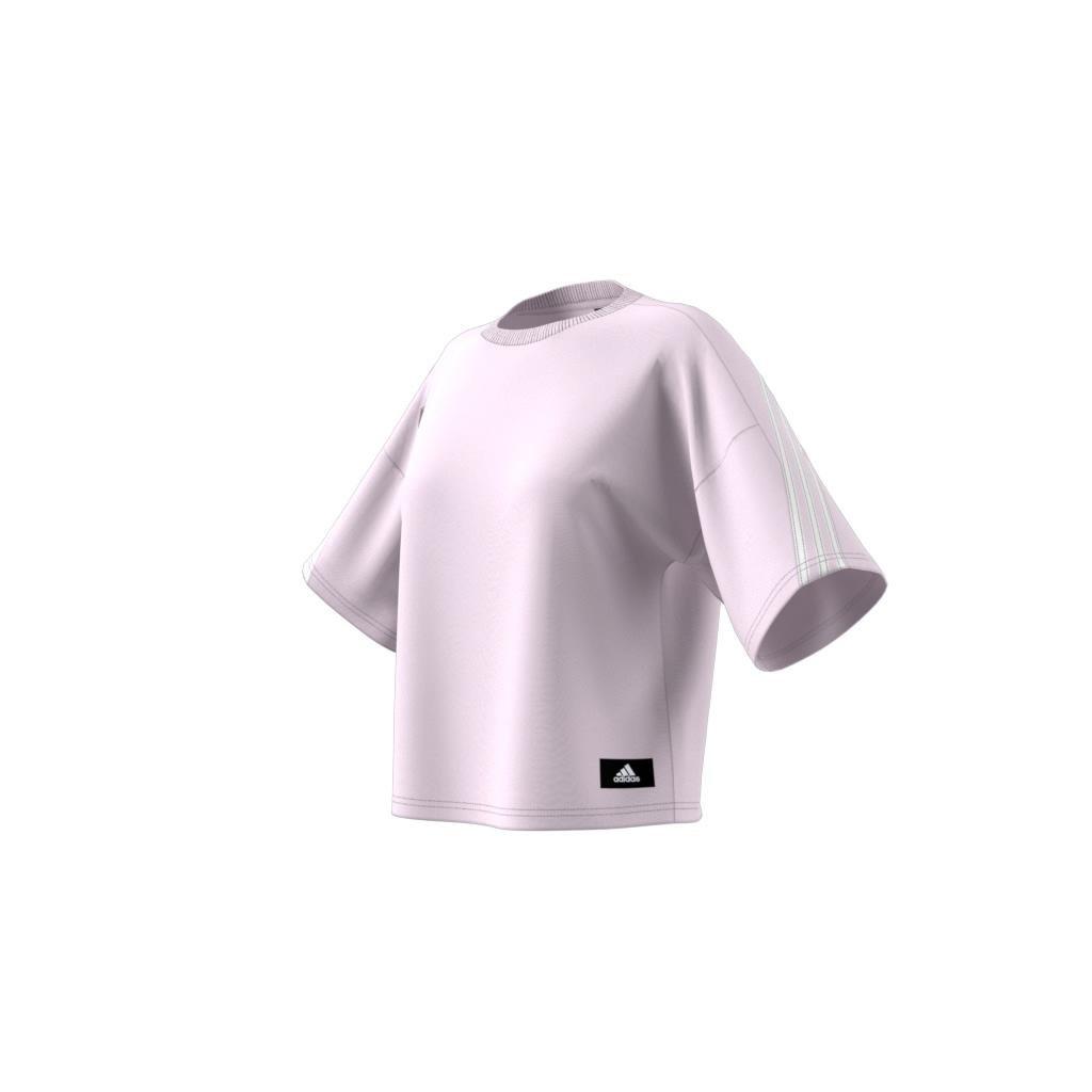 adidas Sportswear Future Icons 3-Stripes T-Shirt, Pink, , large image number 5