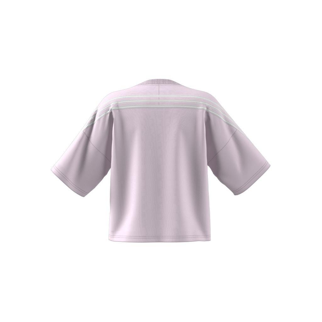 adidas Sportswear Future Icons 3-Stripes T-Shirt, Pink, , large image number 7